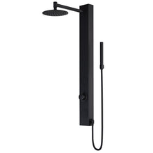 Load image into Gallery viewer, Matte Black Gardenia Retrofit Divert Valve 39.38" Shower Panel with Dual Head (SB1152)