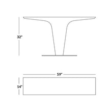 Load image into Gallery viewer, Granham 59" Console Table Gray Oak