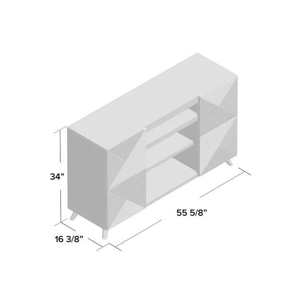 Halvorsen TV Stand for TVs up to 65" – Salvage & Co Fishers