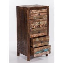 Load image into Gallery viewer, Brown Hatteras 5 Drawer Lingerie Chest