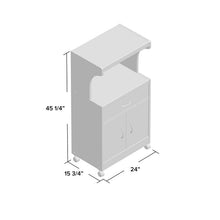 Load image into Gallery viewer, Hillview 45" Kitchen Pantry - Cherry Finish (SB1588)