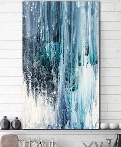 'Wet Paint' Acrylic Painting Print on Wrapped Canvas