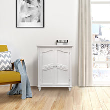 Load image into Gallery viewer, Ione 27" W x 34" H x 13.75" D Free-Standing Bathroom Cabinet White #1425HW