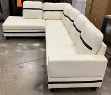 Load image into Gallery viewer, Wellington 104" Wide Faux Leather Left Hand Facing Corner Sectional 2106CDR