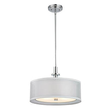 Load image into Gallery viewer, Chrome Jarrett 3-Light Drum Chandelier (SB70)