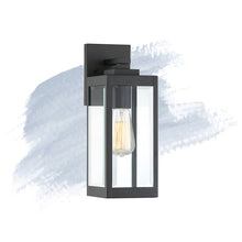 Load image into Gallery viewer, Kaylie Earth Black 1 - Bulb Outdoor Wall Lantern MR32