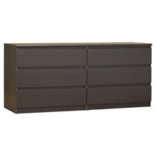 Load image into Gallery viewer, Kepner 6 Drawer Double Dresser Espresso #1820HW