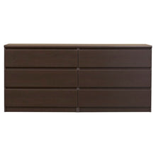 Load image into Gallery viewer, Kepner 6 Drawer Double Dresser Espresso #1820HW