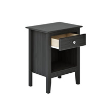 Load image into Gallery viewer, Kissell 1 - Drawer Solid Wood Nightstand Matte Black (221MM)