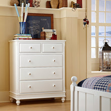 Load image into Gallery viewer, Lake House White 5-drawer Chest