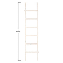 Load image into Gallery viewer, Cream Legault 76.75'' Tall Solid Wood Blanket Ladder