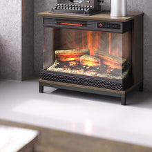Load image into Gallery viewer, Levon 25.38'' W Electric Fireplace
