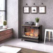 Load image into Gallery viewer, Levon 25.38'' W Electric Fireplace