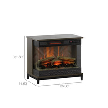 Load image into Gallery viewer, Levon 25.38'' W Electric Fireplace