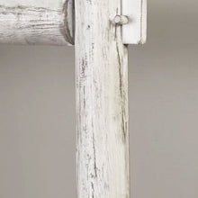 Load image into Gallery viewer, 71" H x 18" W x 2" D White Lianes Solid Wood Blanket Ladder