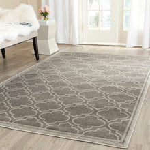 Load image into Gallery viewer, Maritza Cotton Grey Area Rug (square) (LW62)