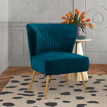 Load image into Gallery viewer, Lisette 26'' Wide Tufted Velvet Side Chair