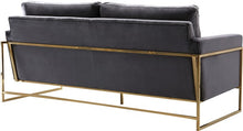 Load image into Gallery viewer, Meridian Furniture Mila Grey Velvet Sofa