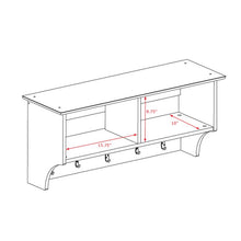 Load image into Gallery viewer, Manzanola Wall Mounted Coat Rack Espresso #2262HW
