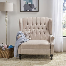 Load image into Gallery viewer, Mattice Manual Recliner Beige