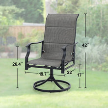 Load image into Gallery viewer, Milnor Swivel Patio Dining Armchair (Set of 2)