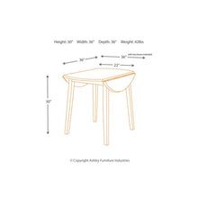 Load image into Gallery viewer, Milton Drop Leaf Dining Table 3357RR