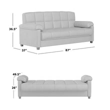 Load image into Gallery viewer, Minter 87" Pillow Top Arm Sleeper Sofa Bed (SB827)