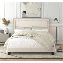 Load image into Gallery viewer, Queen Misael Tufted Low Profile Standard Bed