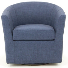 Load image into Gallery viewer, Molinari Swivel Barrel Chair Navy(2504RR)