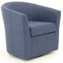 Load image into Gallery viewer, Molinari Swivel Barrel Chair Navy(2504RR)