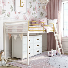 Load image into Gallery viewer, Monarch Hill Haven Twin Low Loft Bed #AD356