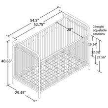 Load image into Gallery viewer, Monarch Hill Ivy Crib Gold 3168RR