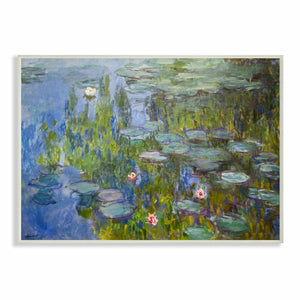 'Monet Impressionist Lilly Pad Pond' by Claude Monet Painting Print 2208CDR/GL