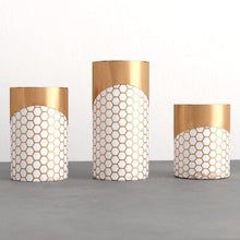 Load image into Gallery viewer, Moritz 3 Piece Stainless Steel Tabletop Votive Holder Set - Set of 3 (SB824)