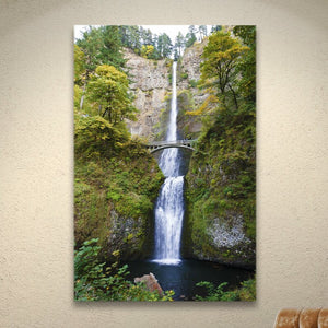 'Multnomah Falls' by Cody York Photographic Print on Wrapped Canvas (SET OF 2) MRM2476
