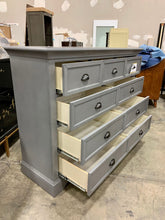 Load image into Gallery viewer, Gray Waltham 9 Drawer Double Dresser