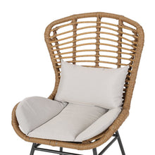 Load image into Gallery viewer, Nagata Patio Chairs with Cushions (Set of Two in One Box) - 639CE
