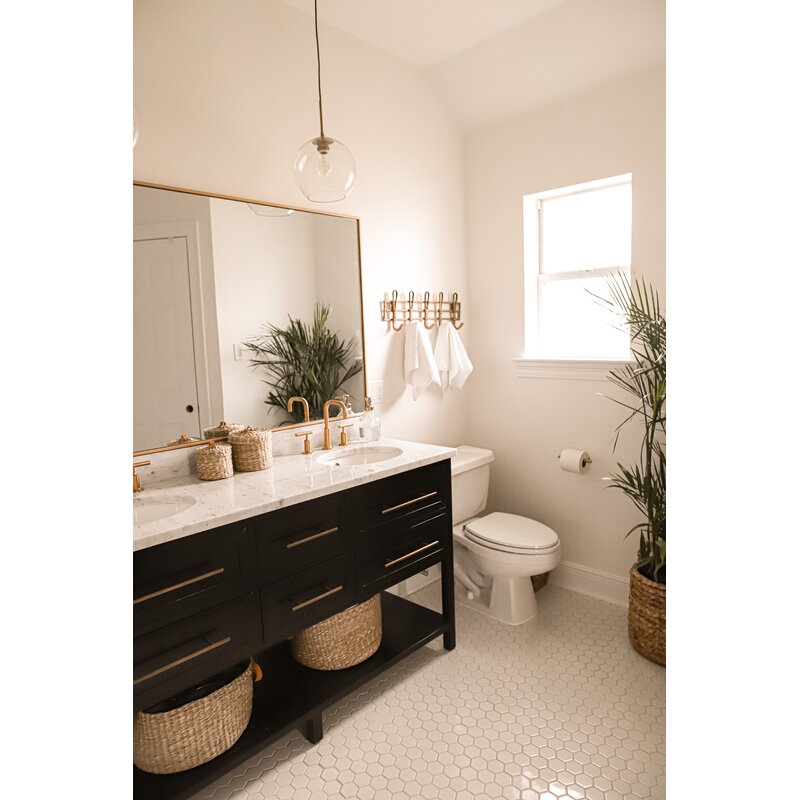 Newtown Modern & Contemporary Full Length Mirror, 38" x 26" Salvage