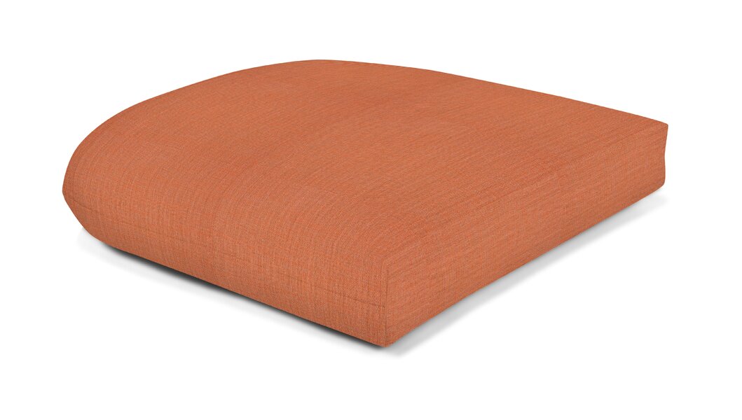(4) Outdoor sunbrella seat cushions in cast coral color #9282