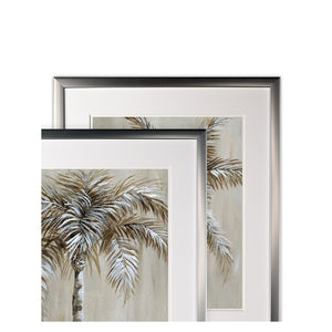 'Palm Magic I' 2 Piece Framed Acrylic Painting Print Set 5519RR