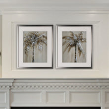 Load image into Gallery viewer, &#39;Palm Magic I&#39; 2 Piece Framed Acrylic Painting Print Set 5519RR

