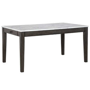 Papak Marble Top Dining Table Gray/Brown 3330RR