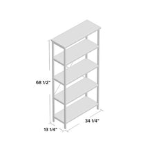 Load image into Gallery viewer, Parthenia Etagere Bookcase Black/ Antique 3332RR