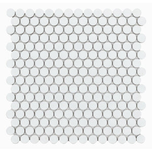 Penny 0.75" x 0.75" Porcelain Mosaic Tile (Set of 11) #AD102