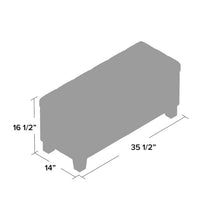 Load image into Gallery viewer, Pina Tufted Storage Ottoman #AD31