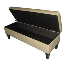 Load image into Gallery viewer, Potrero Wood Flip Top Storage Bench Sand *AS IS