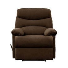 Load image into Gallery viewer, Rabon Dark Brown Manual Wall Hugger Recliner (SB1579)