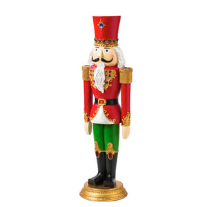 Green/Red/Gold Regal Nutcracker Figurine (SB1275)