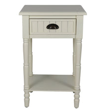 Load image into Gallery viewer, Antique White Rosas 1 - Drawer Nightstand #1251HW