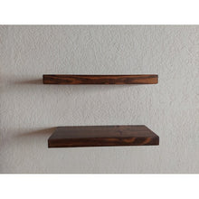 Load image into Gallery viewer, 1.5&quot; H x 18&quot; W x 7&quot; D Russo Pine Solid Wood Floating Shelf (Set of 2)
